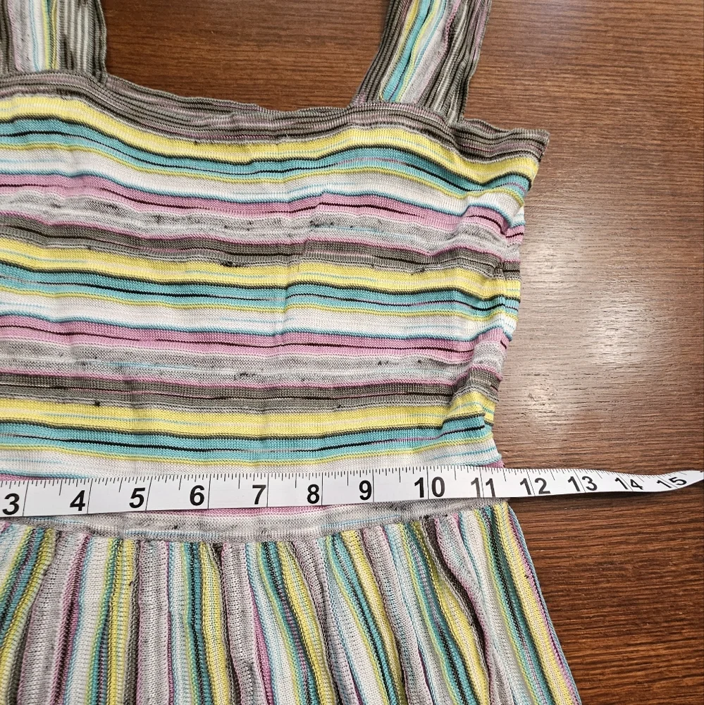 M By Missoni Y2K Sundress Multicolor Knit Size 4 - Picture 11 of 13